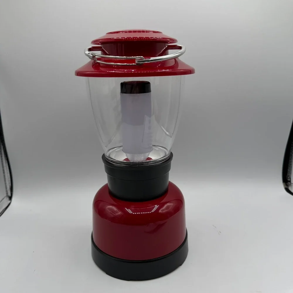 Coleman 4D Classic LED Lantern 400 Lumens Red Battery Powered Camping Light